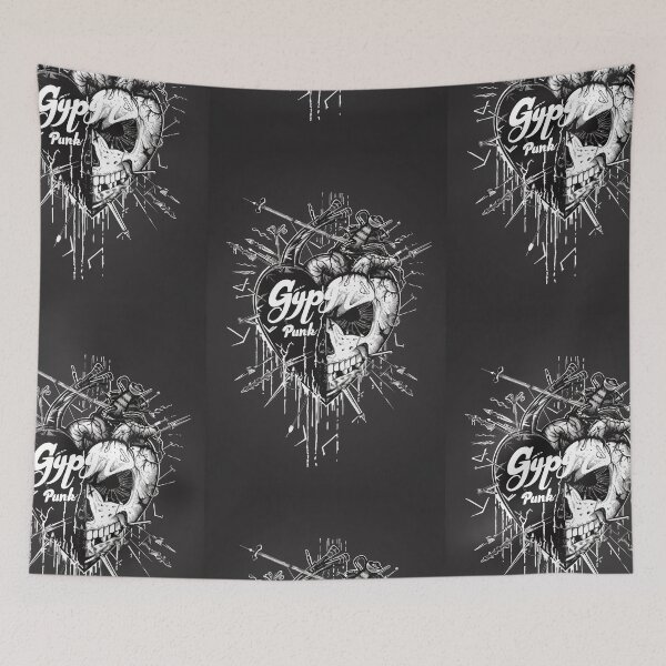 Item preview, Gothic Heart “Gypsy Punk” with Retrofuturistic Font designed and sold by Piotrek0001.