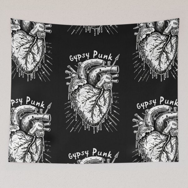 Item preview, Gothic Heart “Gypsy Punk” with Retrofuturistic Font designed and sold by Piotrek0001.
