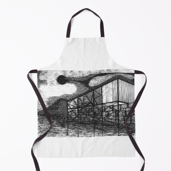 Item preview, Abstract architecture hand drawing architecture black and white monochrome architectural drawing designed and sold by junyangcaidraw.