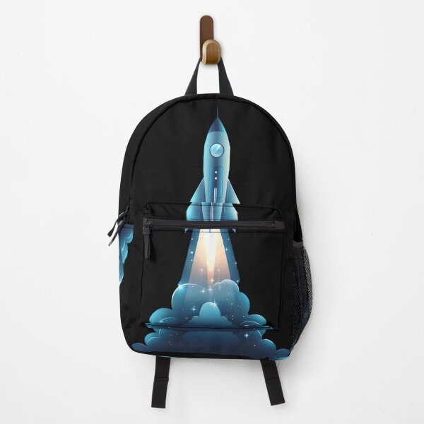 Item preview, Space Voyage: Minimalist Rocket Ship Art designed and sold by AI-Only Creations.