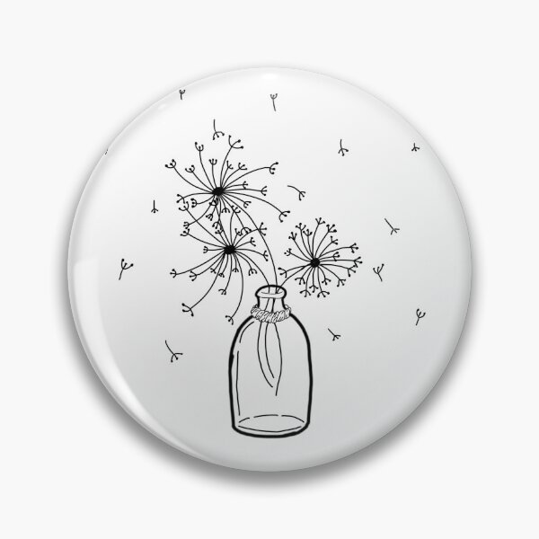 Item preview, Cute black and white flowers  designed and sold by WildebeestSt.