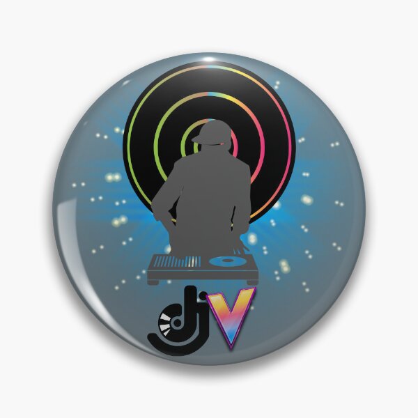 Item preview, DJ V Making Music On A Deck designed and sold by BrightrDayMusicArt.