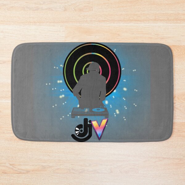 Item preview, DJ V Making Music On A Deck designed and sold by BrightrDayMusicArt.