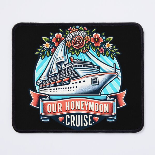 Item preview, Honeymoon Cruise Newlywed Just Married designed and sold by sparsonboutique.