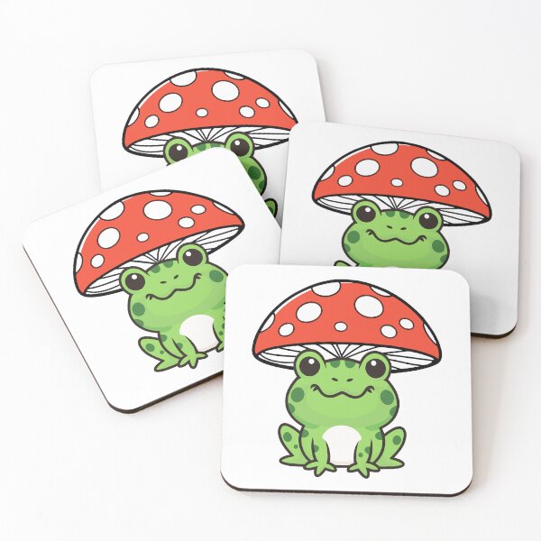 Item preview, Cute Frog with Mushroom Hat designed and sold by MoSaid.
