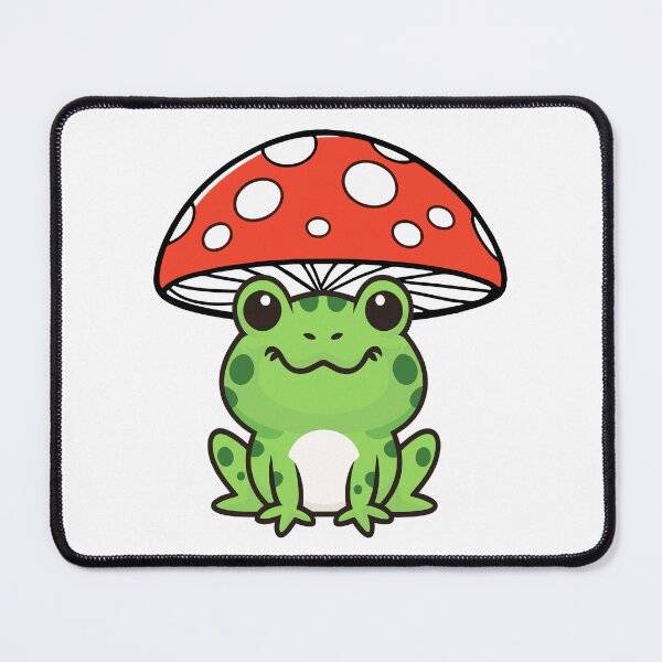 Item preview, Cute Frog with Mushroom Hat designed and sold by MoSaid.