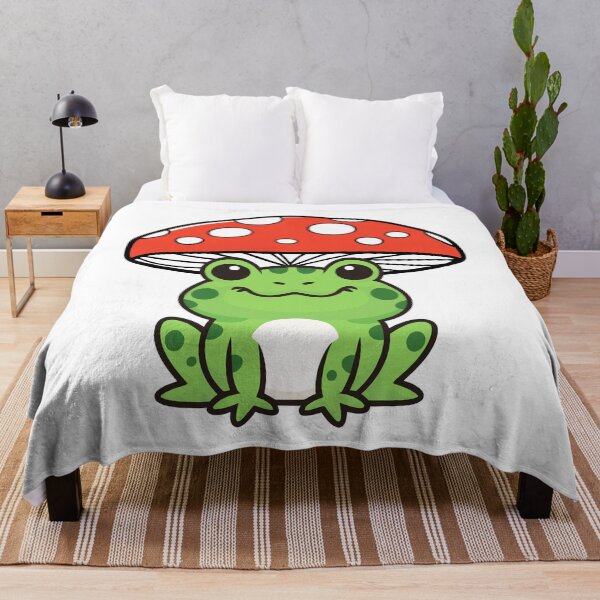Item preview, Cute Frog with Mushroom Hat designed and sold by MoSaid.