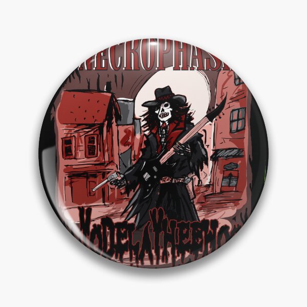 Item preview, Necrophasia Mock Death Metal Band of Yodeling Cowboy Vampire designed and sold by Michael Stewart.