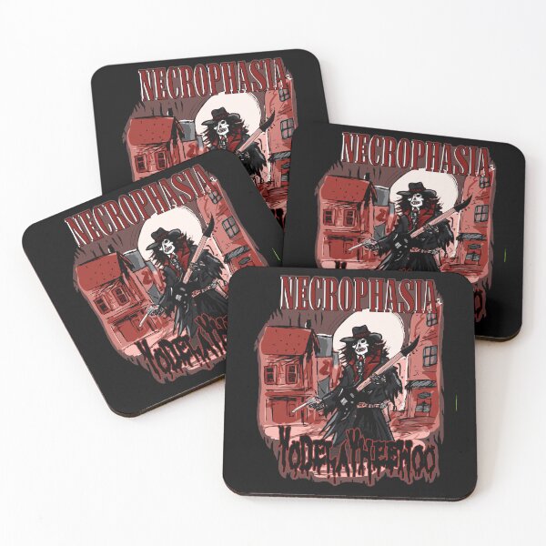 Item preview, Necrophasia Mock Death Metal Band of Yodeling Cowboy Vampire designed and sold by Michael Stewart.