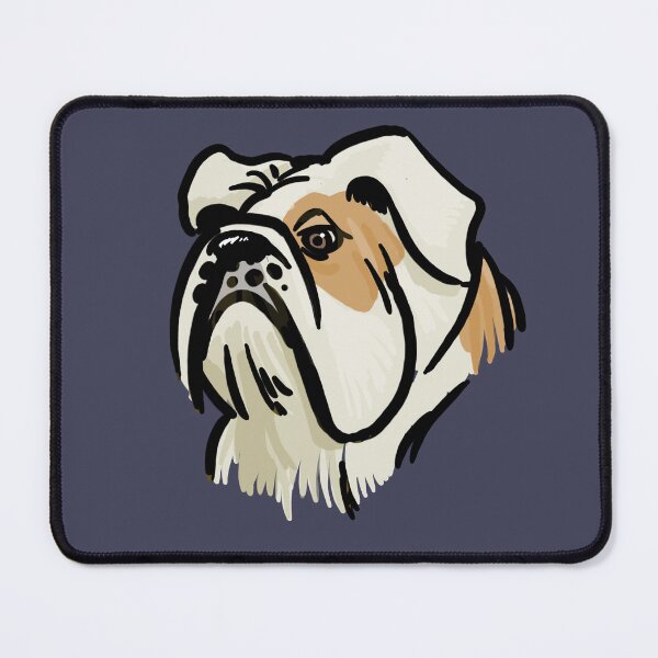 Item preview, Cara de dibujos animados de un perro Bulldog Inglés designed and sold by CreateForDogs.