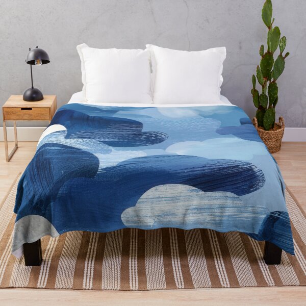 Item preview, Abstract Blue Cloud Pattern designed and sold by brandway.