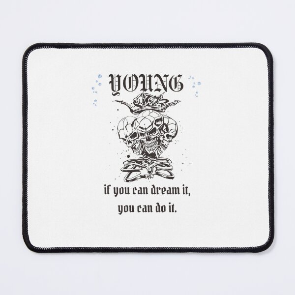 Item preview, Young Skull Dream it you can do it motivation quotes designed and sold by santoshputhran.