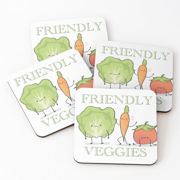 Item preview, Friendly veggies designed and sold by Blue-cabbage.