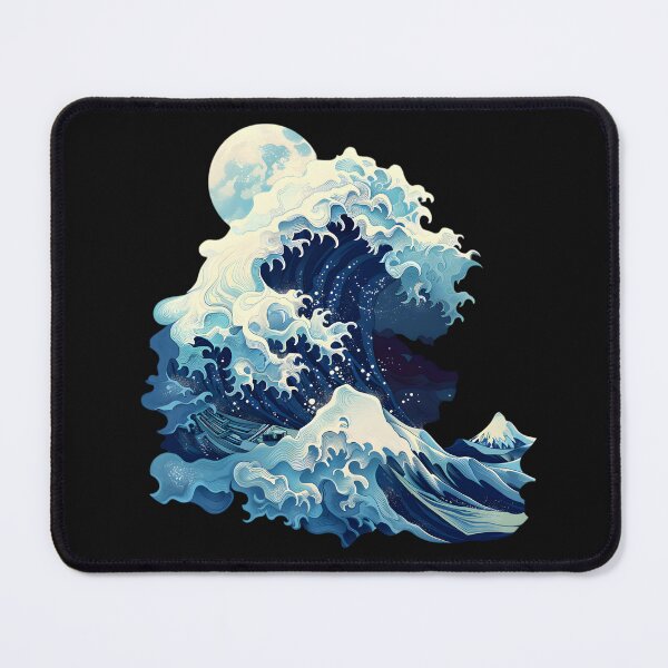 Item preview, Ocean Waves: Minimalist Fluid Art designed and sold by AI-Only Creations.