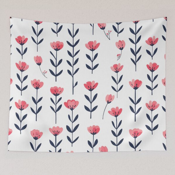 Item preview, Pink Flower Seamless Pattern designed and sold by brandway.
