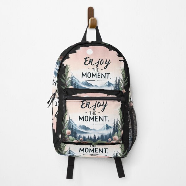 Item preview, Enjoy The Moment Quote Pastel Color View designed and sold by Nanthanon.