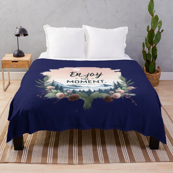 Item preview, Enjoy The Moment Quote Pastel Color View designed and sold by Nanthanon.