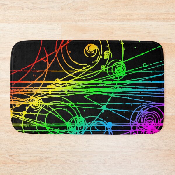 Item preview, Particle tracks (rainbow) designed and sold by Top Quark Design.