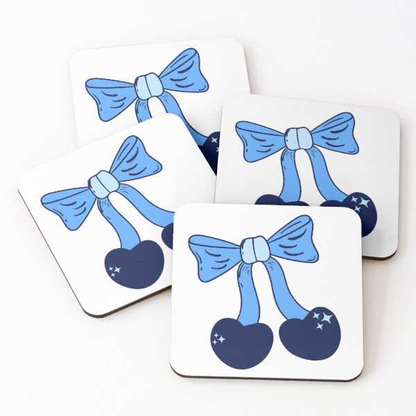 Item preview, Cherry Bow - Blue designed and sold by Julia Santos.