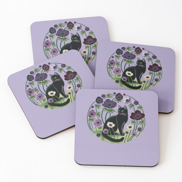 Item preview, Black Cat Anemones  designed and sold by FrictionMaxxing.