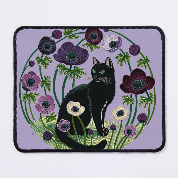 Item preview, Black Cat Anemones  designed and sold by FrictionMaxxing.