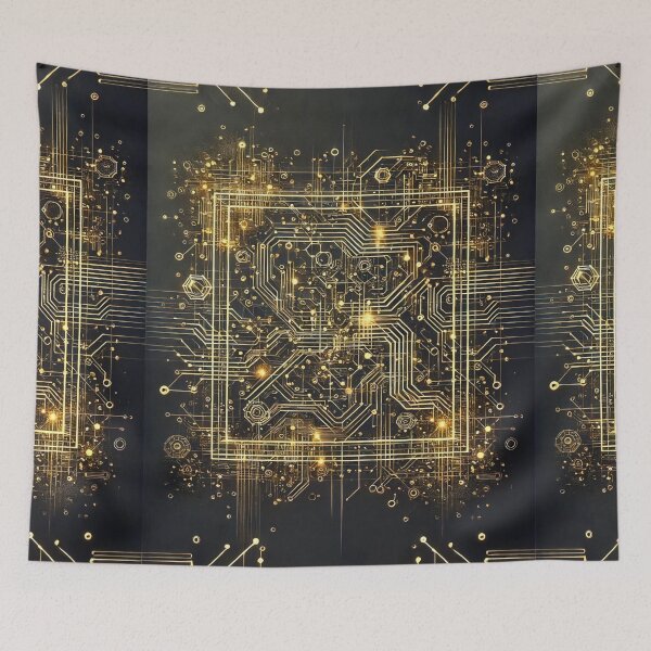 Item preview, Golden Electronic Circuit: The Art of Circuits designed and sold by Marinaso.