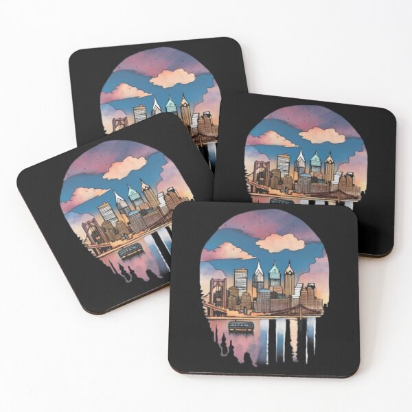 Item preview, philadelphia watercolor designed and sold by EuropeanPrints.