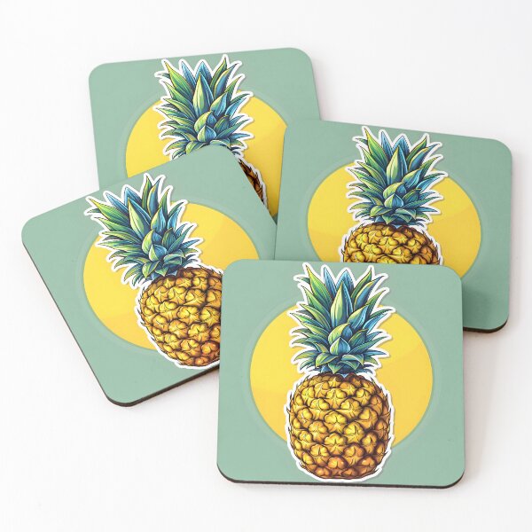 Item preview, Tropical Delight: Minimalist Pineapple Art designed and sold by AI-Only Creations.