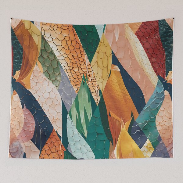 Item preview, Vibrant Fish Skin Pattern: Nature's Intricate Art designed and sold by PrintableByZaah.