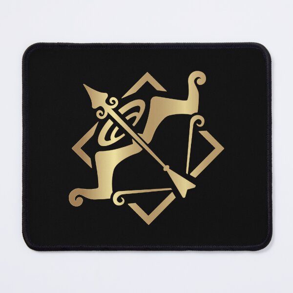 Item preview, Aloy Genshin Impact Character Gold Symbol designed and sold by Kubala Designs.