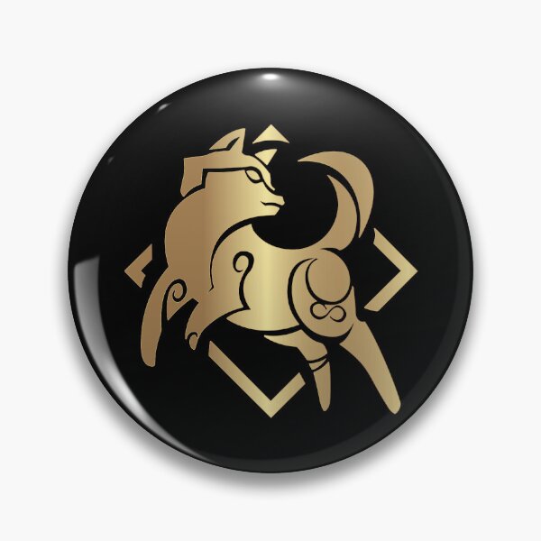 Item preview, Gorou Genshin Impact Character Gold Symbol designed and sold by Kubala Designs.
