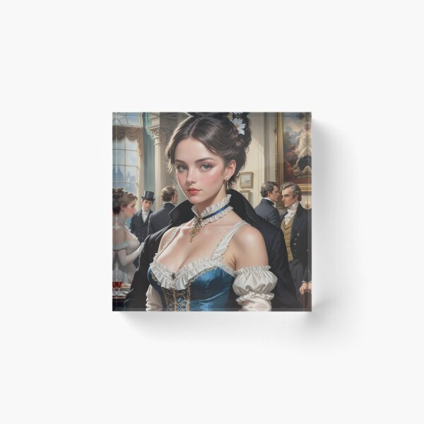 Item preview, Bridgerton era style sticker designed and sold by Vivalavidashop.