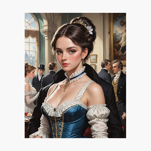 Item preview, Bridgerton era style sticker designed and sold by Vivalavidashop.