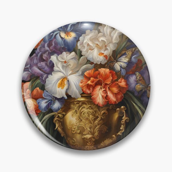 Item preview, Antique flowers designed and sold by AI  © ZORIANA.