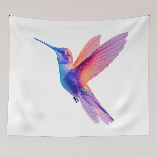 Item preview, Grace in Flight: Minimalist Hummingbird Art designed and sold by AI-Only Creations.