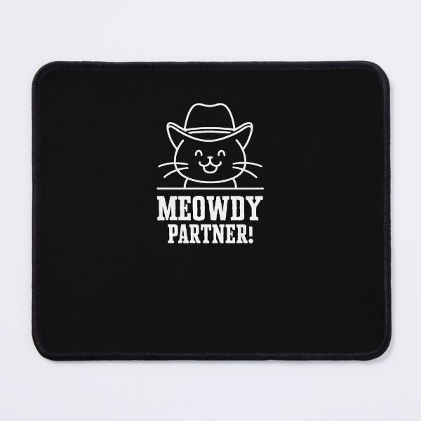 Item preview, Meowdy Partner, Meowdy Partner, Katzenliebhaber, Cowboy Katze, Kitty, Texas Katze, Western Katze, Lustige Katze, Country Western Top, Meowdy Partner designed and sold by VibrantCraftsCo.