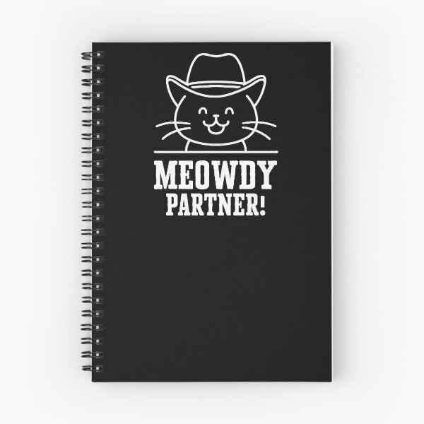 Item preview, Meowdy Partner, Meowdy Partner, Katzenliebhaber, Cowboy Katze, Kitty, Texas Katze, Western Katze, Lustige Katze, Country Western Top, Meowdy Partner designed and sold by VibrantCraftsCo.