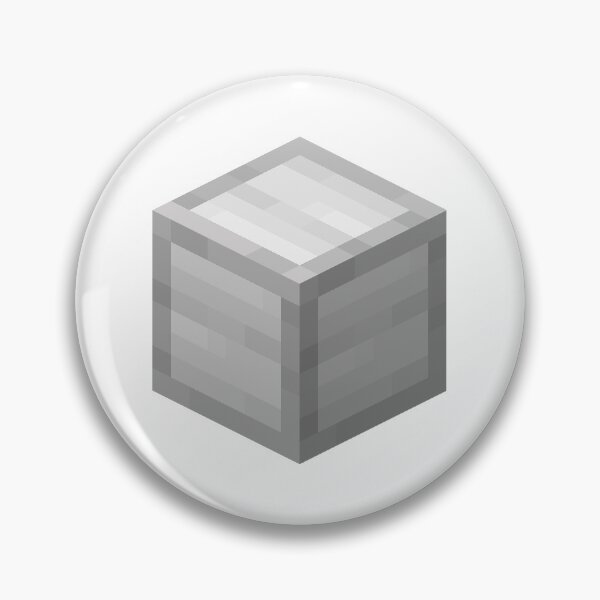 Item preview, Iron Block Minecraft Block Icon designed and sold by Gamify Store.