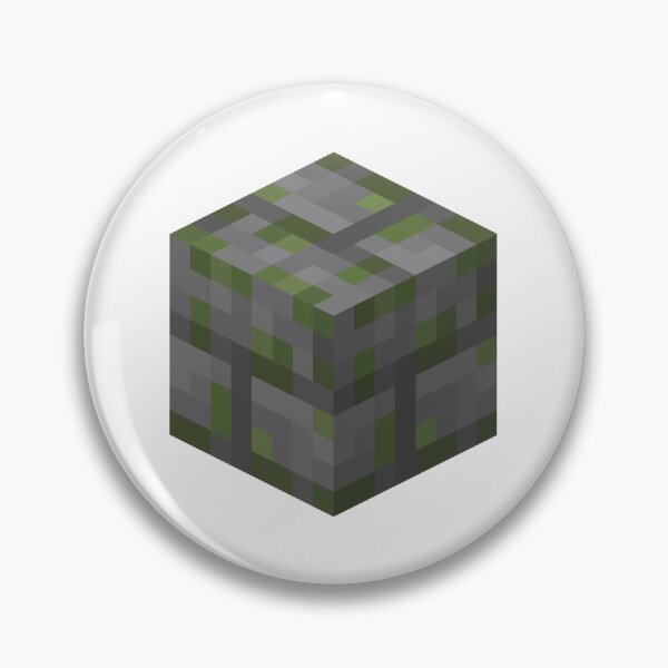 Item preview, Mossy Stone Bricks Minecraft Block Icon designed and sold by Gamify Store.