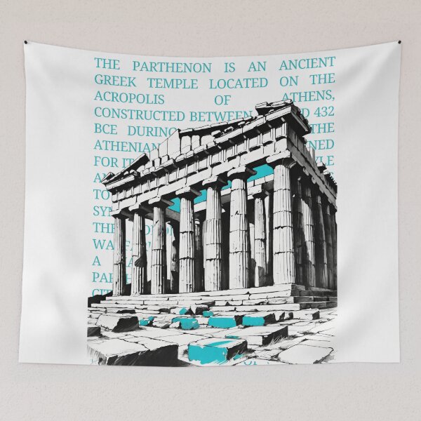 Item preview, Vintage  Parthenon Design sketch by CallisC Arts ⭐⭐⭐⭐⭐ designed and sold by CallisC-Arts.