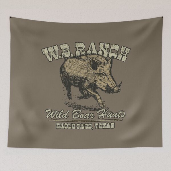 Item preview, W.B. Ranch Wild Boar Hunts 1982 designed and sold by AstroZombie6669.