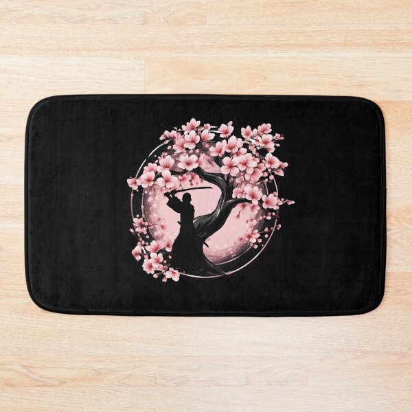 Item preview, Samurai training under a blooming cherry tree designed and sold by Aquillashop.