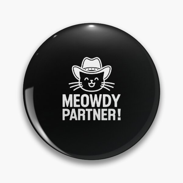 Item preview, Meowdy Partner, Meowdy Partner, Katzenliebhaber, Cowboy Katze, Kitty, Texas Katze, Western Katze, Lustige Katze, Country Western Top, Meowdy Partner designed and sold by VibrantCraftsCo.