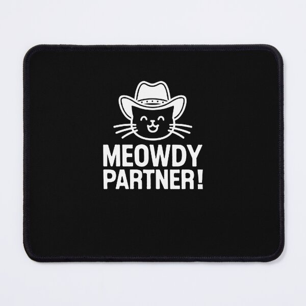 Item preview, Meowdy Partner, Meowdy Partner, Katzenliebhaber, Cowboy Katze, Kitty, Texas Katze, Western Katze, Lustige Katze, Country Western Top, Meowdy Partner designed and sold by VibrantCraftsCo.