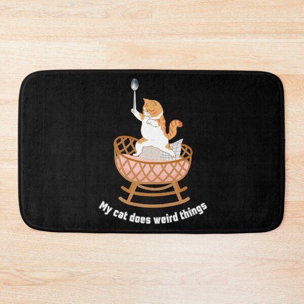 Item preview, MY CAT DOES WEIRD THINGS T-SHIRT designed and sold by Fivehdad.