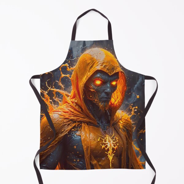 Item preview, Yellow Orange Powerful Alien Superhero designed and sold by TheArtOfPat.