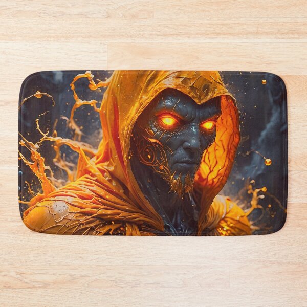 Item preview, Yellow Orange Powerful Alien Superhero designed and sold by TheArtOfPat.