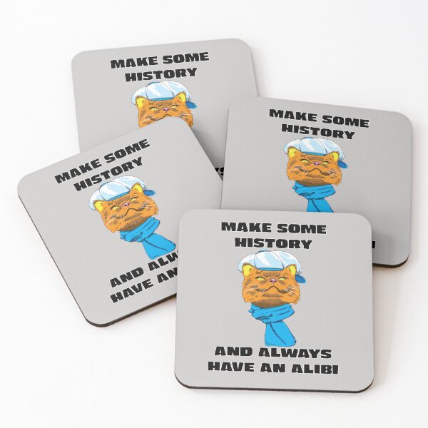 Item preview, Make Some History Cat designed and sold by paraptorkeet.