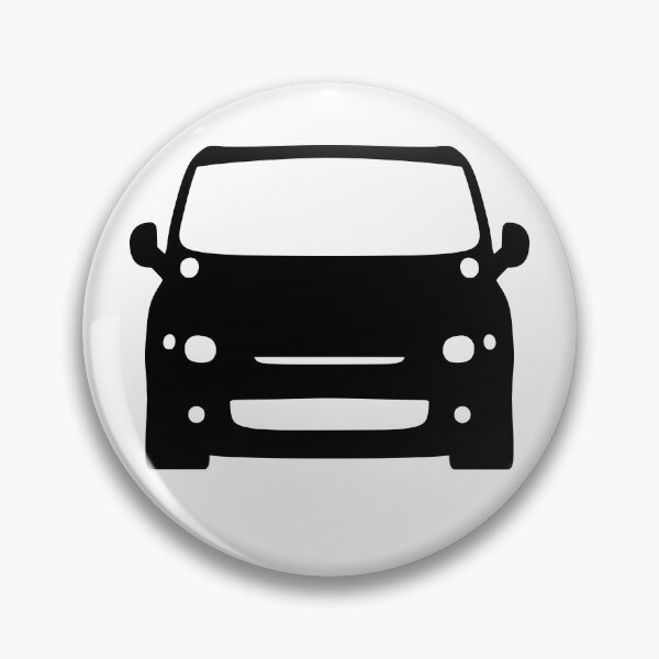 Item preview, Fiat Multipla 1998-2004 Black silhouette designed and sold by EdimDesign.