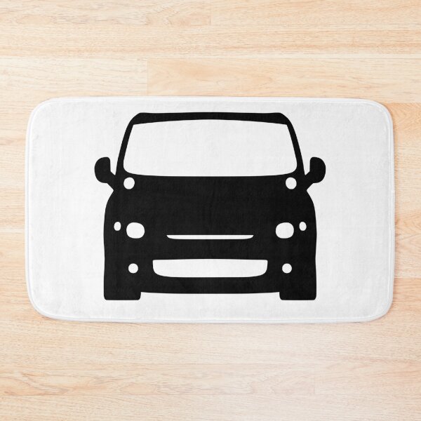 Item preview, Fiat Multipla 1998-2004 Black silhouette designed and sold by EdimDesign.